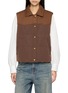 MO&CO. Contrast Panel Quilted Gilet