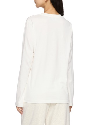 Back View - Click To Enlarge - MO&CO. - X MAGLIANO Long Sleeve Bow Print T-Shirt