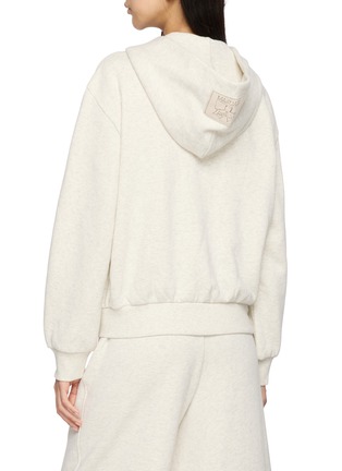 Back View - Click To Enlarge - MO&CO. - X MAGLIANO Logo Zip Up Hoodie