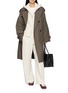 Figure View - Click To Enlarge - MO&CO. - X MAGLIANO Logo Zip Up Hoodie