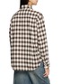 Back View - Click To Enlarge - MO&CO. - Long Sleeve Chequered Shirt