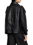 Back View - Click To Enlarge - MO&CO. - Double Breasted Leather Jacket