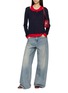 Figure View - Click To Enlarge - MO&CO. - Long Sleeve Henley Top