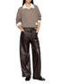 Figure View - Click To Enlarge - MO&CO. - X MAGLIANO Wide Leg Pants