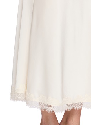  - NANA JACQUELINE - Jessica's Favourite Lace Panel Silk Skirt