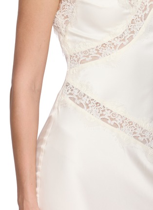  - NANA JACQUELINE - Jessica's Favourite Lace Cutout Silk Dress