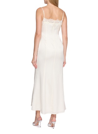 Back View - Click To Enlarge - NANA JACQUELINE - Jessica's Favourite Lace Cutout Silk Dress