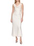 Figure View - Click To Enlarge - NANA JACQUELINE - Jessica's Favourite Cowl Neck Halter Top