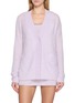 NANA JACQUELINE Heart Pocket Knit Cardigan