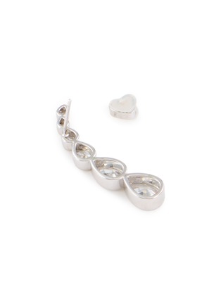 Detail View - Click To Enlarge - NANA JACQUELINE - Curved Drop Earrings