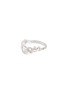 NANA JACQUELINE Curved Drop Crystal Stack Ring