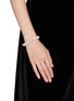 Front View - Click To Enlarge - NANA JACQUELINE - Pearl Crystal Bracelet