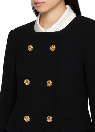  - NANA JACQUELINE - Layered Look Double Breasted Blazer
