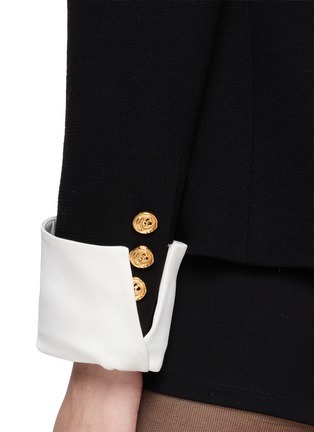  - NANA JACQUELINE - Layered Look Double Breasted Blazer