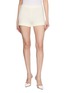 NANA JACQUELINE Ribbed Trim Knit Shorts