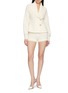 Figure View - Click To Enlarge - NANA JACQUELINE - Ribbed Trim Knit Shorts