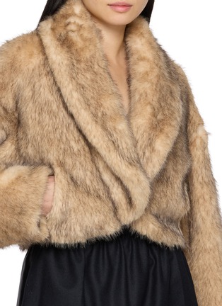  - NANA JACQUELINE - Jessica's Favourite Cropped Faux Fur Coat