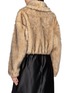 Back View - Click To Enlarge - NANA JACQUELINE - Jessica's Favourite Cropped Faux Fur Coat