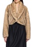 NANA JACQUELINE Jessica's Favourite Cropped Faux Fur Coat