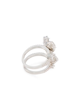 Detail View - Click To Enlarge - NANA JACQUELINE - Double Floral Ring