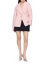 Figure View - Click To Enlarge - NANA JACQUELINE - Crystal Button Shawl Lapel Bouclé Jacket