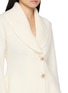  - NANA JACQUELINE - Ribbed Shawl Collar Knit Jacket