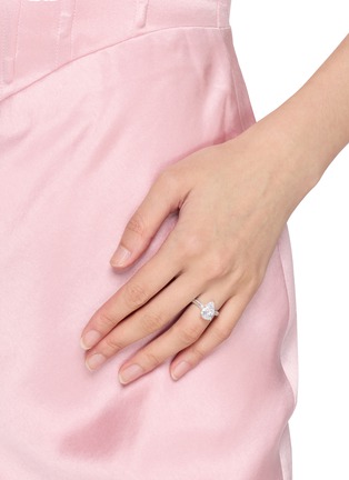 Front View - Click To Enlarge - NANA JACQUELINE - Teardrop Ring