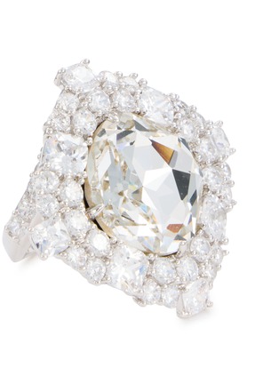 Detail View - Click To Enlarge - NANA JACQUELINE - Square Diamond Ring