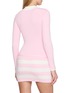 Back View - Click To Enlarge - NANA JACQUELINE - Striped Two Piece Knit Dress