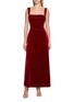 NANA JACQUELINE Sleeveless A-Line Velvet Mini Dress