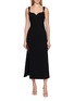 NANA JACQUELINE Backless Wide Strap Long Dress