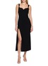Figure View - Click To Enlarge - NANA JACQUELINE - Backless Wide Strap Long Dress