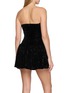 Back View - Click To Enlarge - NANA JACQUELINE - Strapless Bow Detail Ruched Velvet Mini Dress