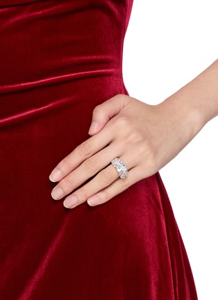 Figure View - Click To Enlarge - NANA JACQUELINE - Cushion Cut Diamond Ring