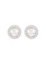 NANA JACQUELINE Pearl Crystal Halo Stud Earrings