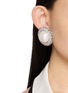 Figure View - Click To Enlarge - NANA JACQUELINE - Pearl Crystal Halo Stud Earrings