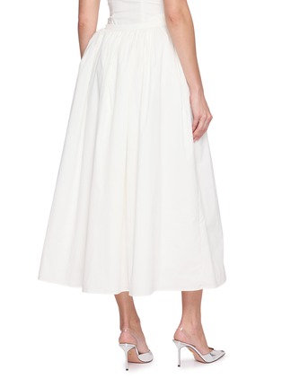 Back View - Click To Enlarge - NANA JACQUELINE - Gathered Midi Skirt