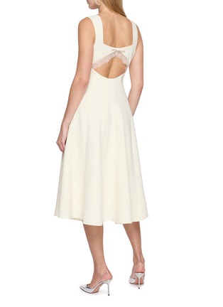 Figure View - Click To Enlarge - NANA JACQUELINE - Sleeveless Lace Trim Cutout Tank Midi Dress