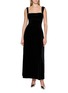 Figure View - Click To Enlarge - NANA JACQUELINE - Sleeveless A-Line Velvet Mini Dress