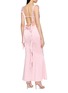 Back View - Click To Enlarge - NANA JACQUELINE - Ruffle Trim Backless Camisole Maxi Dress