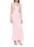 Figure View - Click To Enlarge - NANA JACQUELINE - Ruffle Trim Backless Camisole Maxi Dress