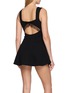 Back View - Click To Enlarge - NANA JACQUELINE - Sleeveless Cutout Lace Panel Tank Mini Dress