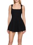 NANA JACQUELINE Sleeveless Cutout Lace Panel Tank Mini Dress