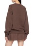 Back View - Click To Enlarge - SPORTY & RICH - Horse Polo Club Micro Crewneck Sweater