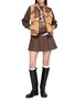Figure View - Click To Enlarge - SPORTY & RICH - Horse Polo Club Micro Crewneck Sweater
