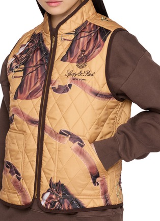  - SPORTY & RICH - Vendome Quilted Riding Vest 