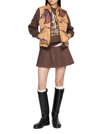 Figure View - Click To Enlarge - SPORTY & RICH - Vendome Quilted Riding Vest 