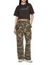 Figure View - Click To Enlarge - AND WANDER - Reflective Logo Cropped T-Shirt
