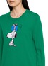  - CHINTI & PARKER - X Peanuts Snoopy Gift Intarsia Wool Cashmere Sweater