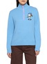 CHINTI & PARKER X Peanuts Snoopy Quarter Zip Wool Cashmere Sweater